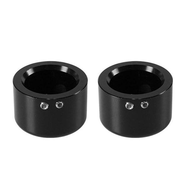 Harley Davidson Motorcycle Modified Front Axle Wheel Covers Front Axle Decorative Cover (Black) - Image 3