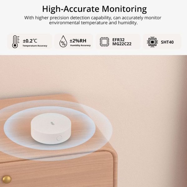 Sonoff SNZB-02P Wireless Temperature And Humidity Sensor Detector Smart Home - Image 3