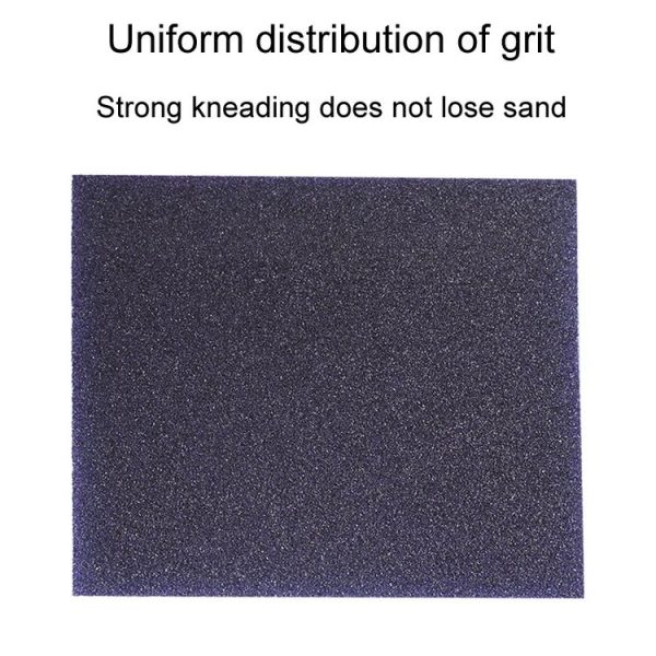 60# Woodworking Polishing Metal Rust Removal Wet And Dry Sponge Sandpaper - Image 4