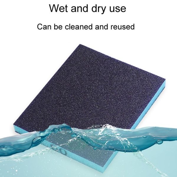60# Woodworking Polishing Metal Rust Removal Wet And Dry Sponge Sandpaper - Image 7