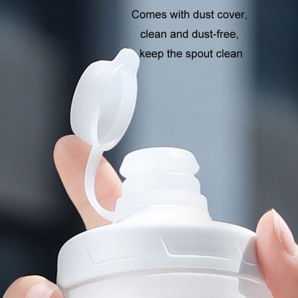 WEST BIKING 750ML Bicycle Water Bottle Portable Outdoor Cycling Water Cup, Color: White Pink Gradient - Image 6
