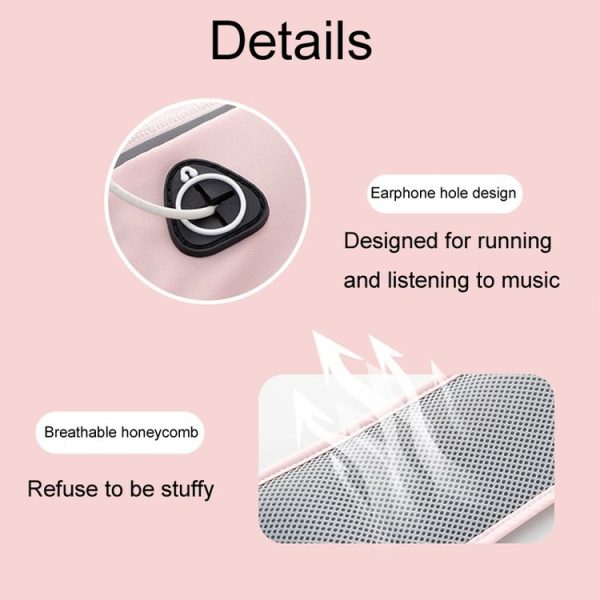 OUDU Outdoor Sports Waist Pack Male And Female Running Waterproof Cell Phone Bag (Black) - Image 5