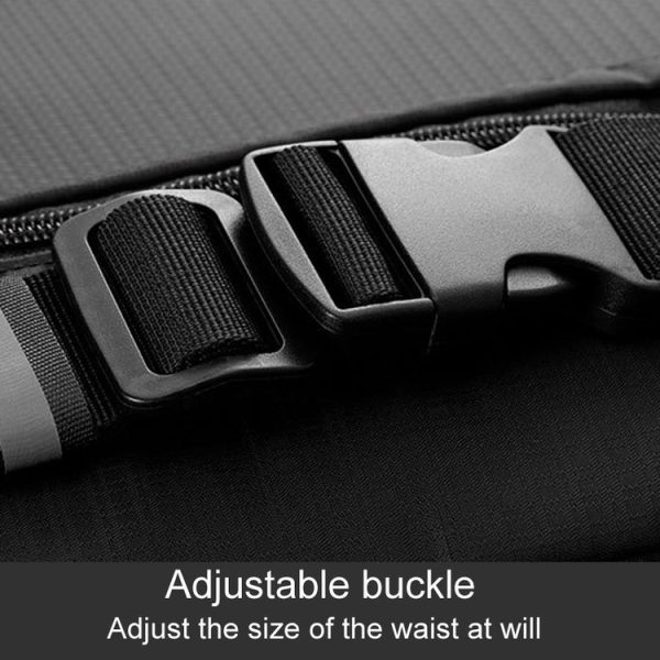 OUDU Outdoor Sports Waist Pack Male And Female Running Waterproof Cell Phone Bag (Black) - Image 4