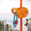 XINDA TPQ6608 High-altitude Work Protector Removable Self-locking Rope Grabber (Orange) - Image 2