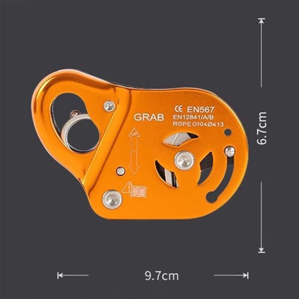 XINDA TPQ6608 High-altitude Work Protector Removable Self-locking Rope Grabber (Orange) - Image 3