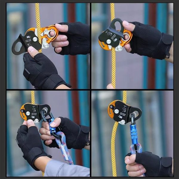 XINDA TPQ6608 High-altitude Work Protector Removable Self-locking Rope Grabber (Orange) - Image 8