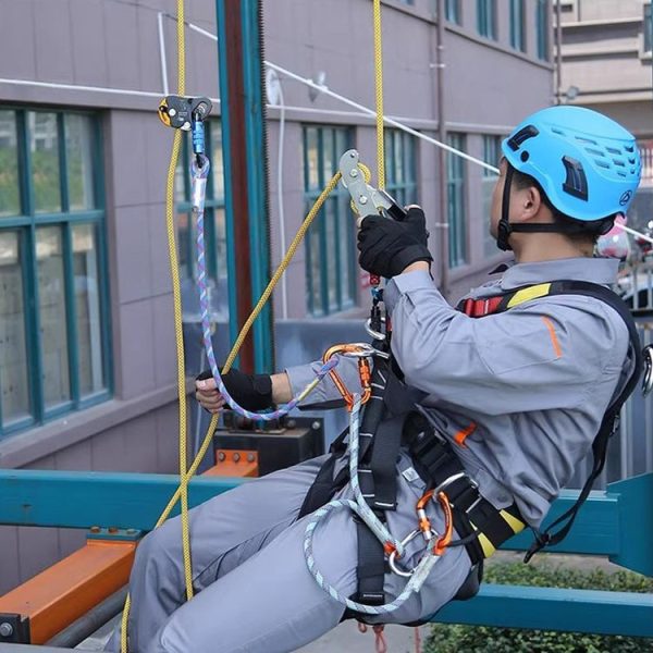 XINDA TPQ6608 High-altitude Work Protector Removable Self-locking Rope Grabber (Orange) - Image 9