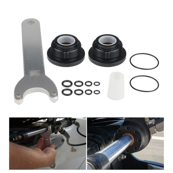 Seastar HS5157 Boat Front Mount Hydraulic Steering Cylinder Seal Kits Wrench Tool (Orange Inner Ring) - Image 2