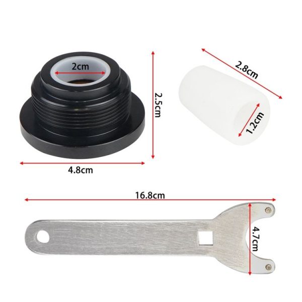 Seastar HS5157 Boat Front Mount Hydraulic Steering Cylinder Seal Kits Wrench Tool (Orange Inner Ring) - Image 4