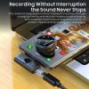 J6 Smart Digital Display Noise Reduction Magnetic Wireless Collar Microphone, Spec: Type-C - Image 8