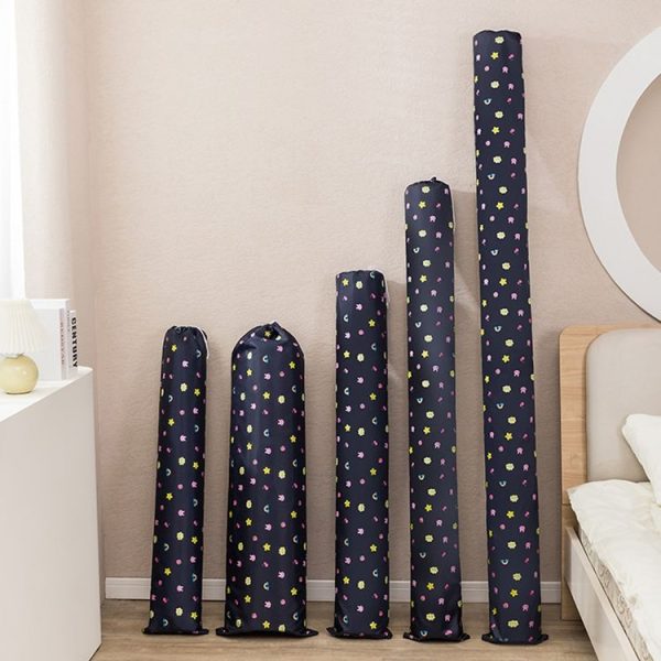 Cooler Mat Storage Bag Home Dustproof Bamboo Mat Cover, Style: For 0.8-1m Straight Rainbow - Image 2