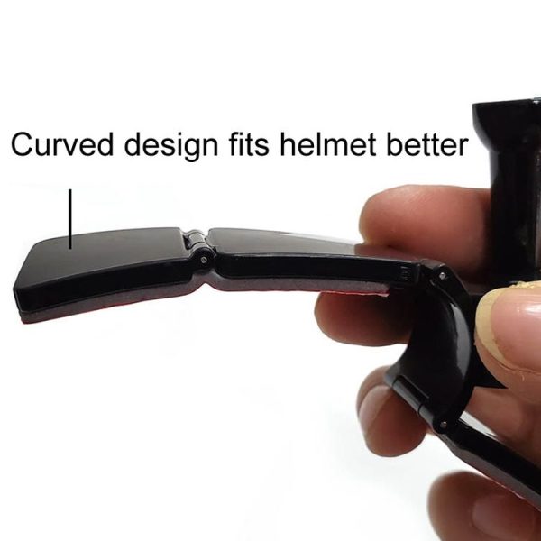 TUYU Motorcycle Integrated Hinged Helmet Chin Sports Camera Mounting Bracket, Style: With 2 Stickers - Image 4
