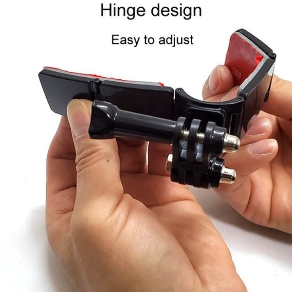 TUYU Motorcycle Integrated Hinged Helmet Chin Sports Camera Mounting Bracket, Style: With 2 Stickers - Image 5