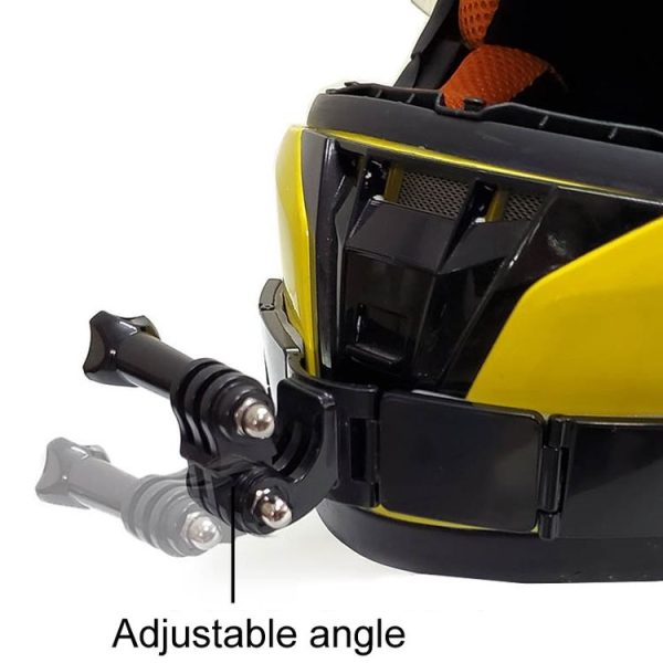 TUYU Motorcycle Integrated Hinged Helmet Chin Sports Camera Mounting Bracket, Style: With 2 Stickers - Image 6