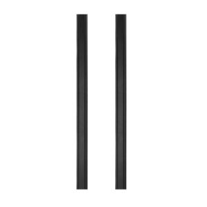 1pair Car Side Window Wipers Removing Water Mist Universal Rubber Strips