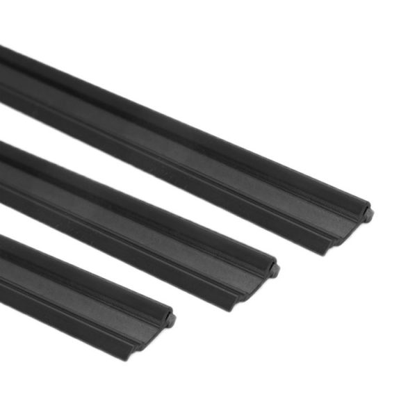 1pair Car Side Window Wipers Removing Water Mist Universal Rubber Strips - Image 3