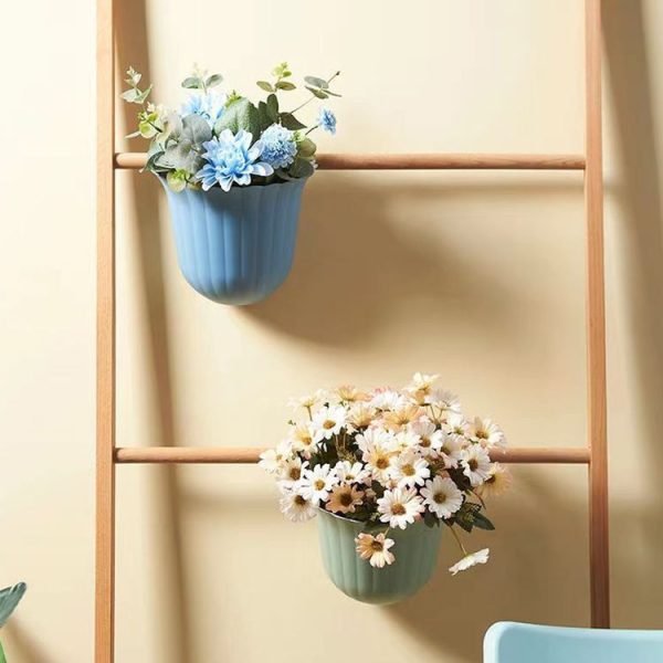 Multifunctional Hanging Kitchen Trash Can Household Flower Desktop Garbage Can (Black) - Image 9