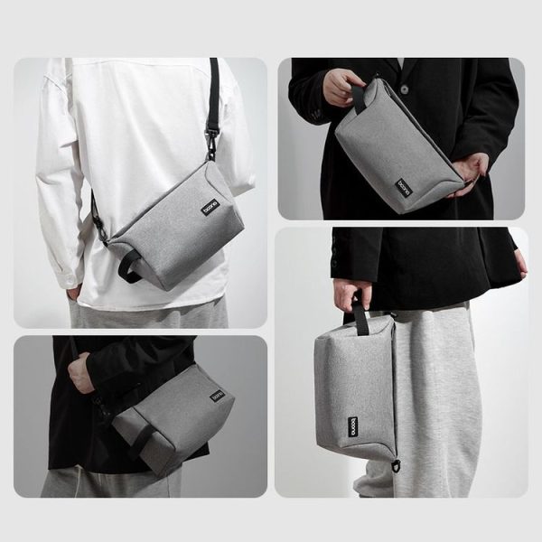 Baona BN-H012 Multifunctional Outdoor Crossbody Digital Camera Bag Lens Protection Bag (Grey) - Image 8