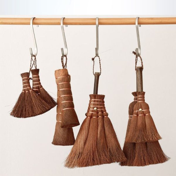 Palm Fiber BrushTea Ceremony Brush Household Cleaning Tools, Style: 14cm Bevel - Image 4