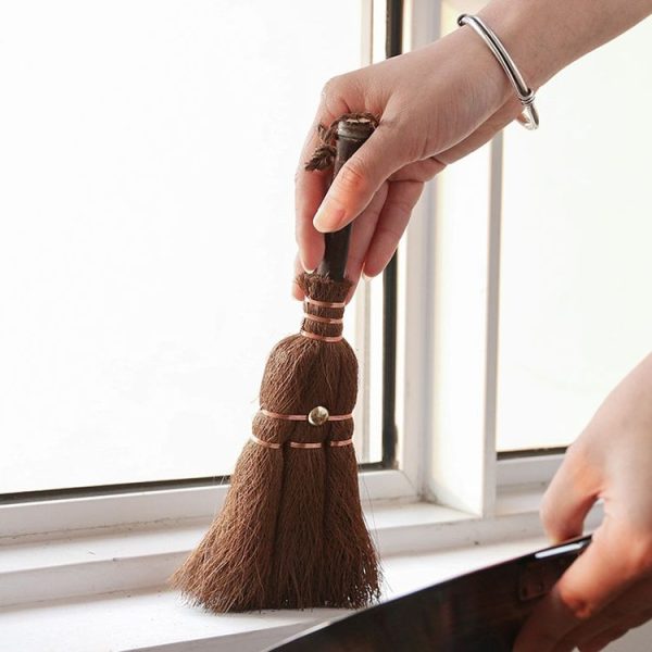 Palm Fiber BrushTea Ceremony Brush Household Cleaning Tools, Style: 14cm Bevel - Image 6