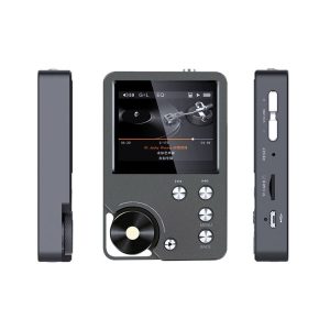 Without TF Card HIFI Lossless DSD256 Music Player Sports MP3 (Silver Gray)