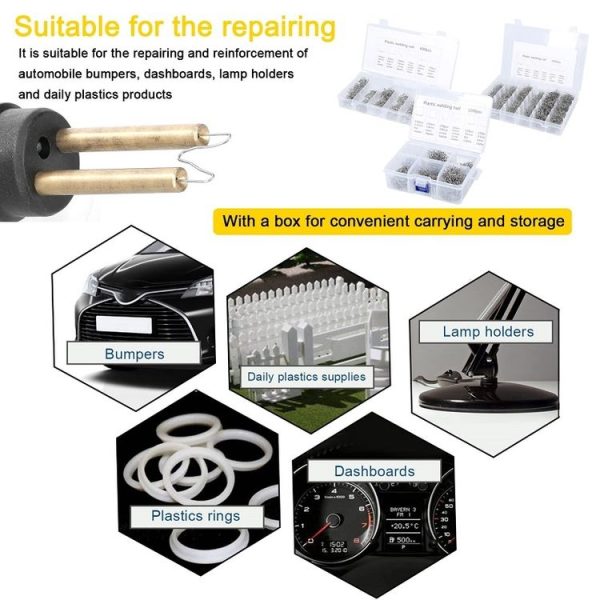 600pcs / Set Boxed Car Bumper Broken Repair Welding Wire Nails - Image 4