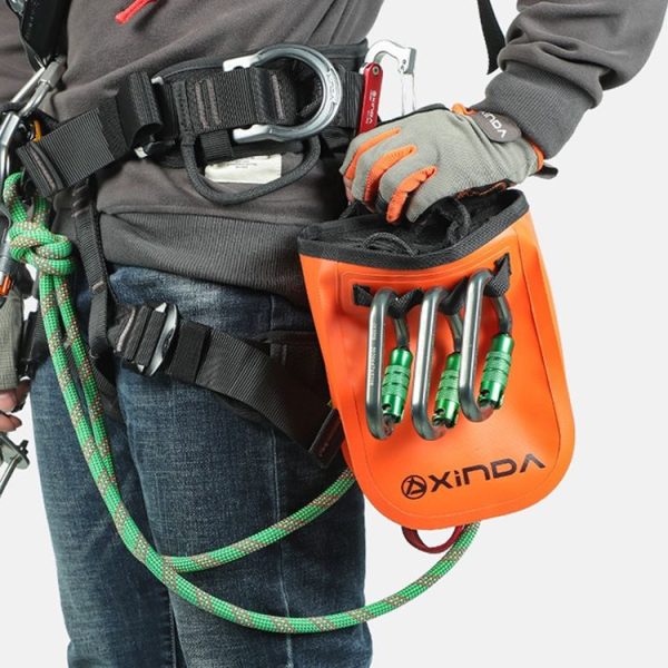 XINDA XD-BAG29 Outdoor High-altitude Operation Tool Bag Rock Climbing and Caving Waist Bag (Orange) - Image 7