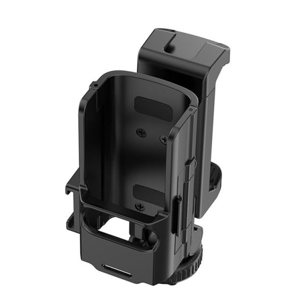 DJI Osmo Pocket 3 Phone Holder Expansion Bracket With 3 Cold Shoe Port (Black) - Image 2