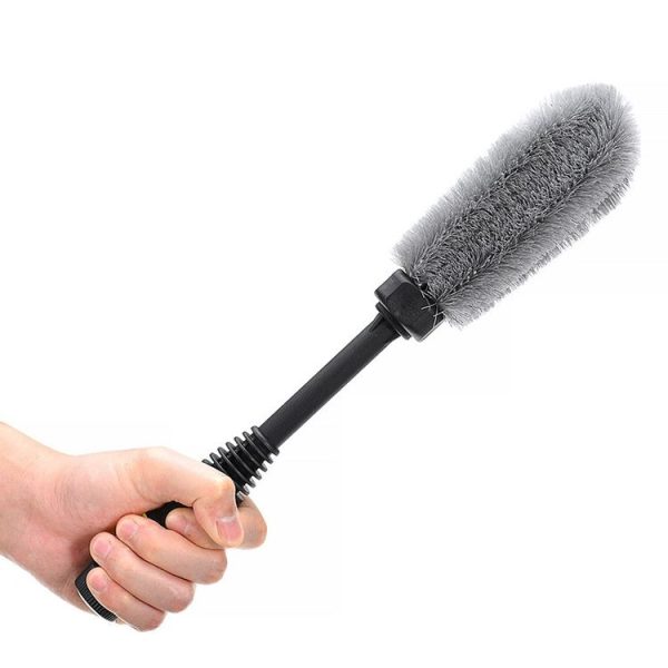 Wheel Hub Brush High Pressure Water-through Soft Bristle Cleaning Brush (40x6x6cm) - Image 2
