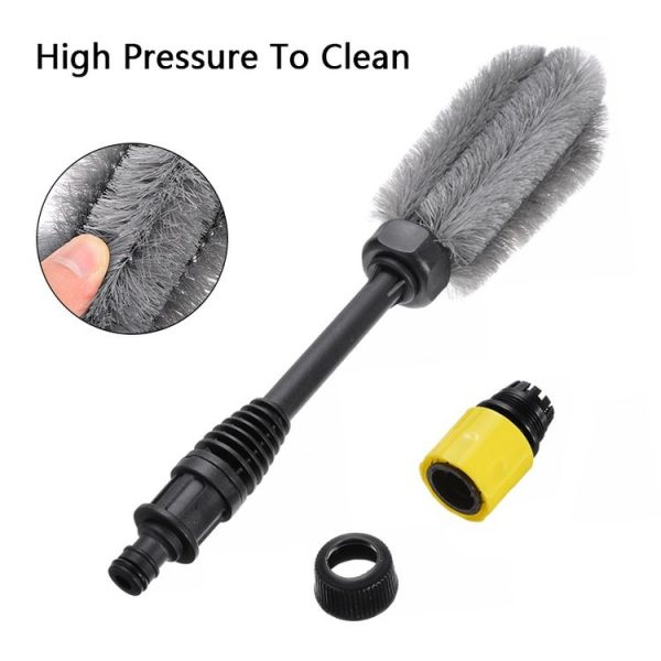 Wheel Hub Brush High Pressure Water-through Soft Bristle Cleaning Brush (40x6x6cm) - Image 4