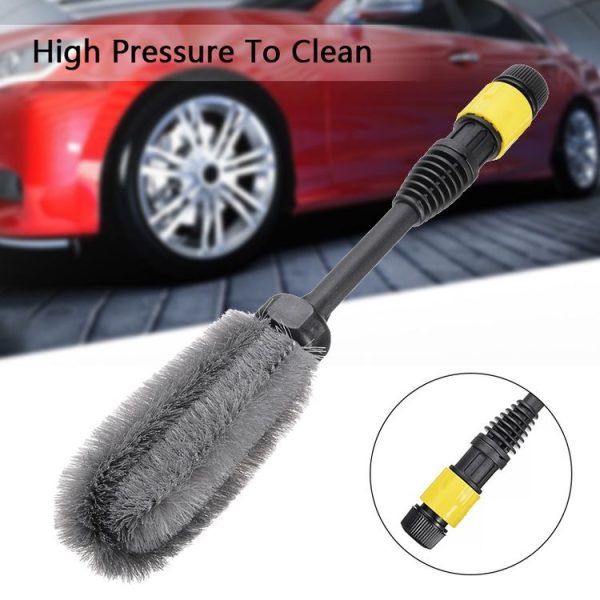 Wheel Hub Brush High Pressure Water-through Soft Bristle Cleaning Brush (40x6x6cm) - Image 5