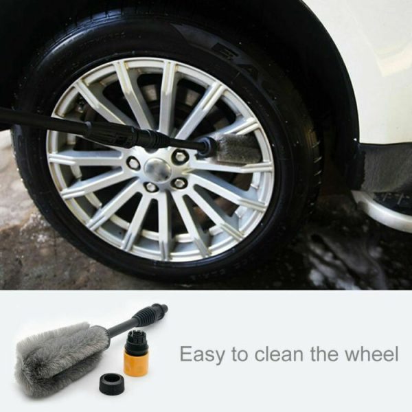 Wheel Hub Brush High Pressure Water-through Soft Bristle Cleaning Brush (40x6x6cm) - Image 7