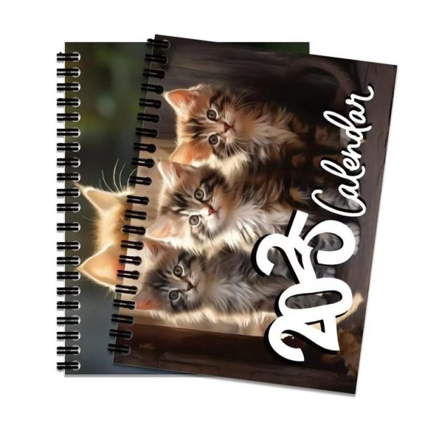 2025 Year 12 Month Kitty Cats English Calendar Cute Wall Calendar - Image 2