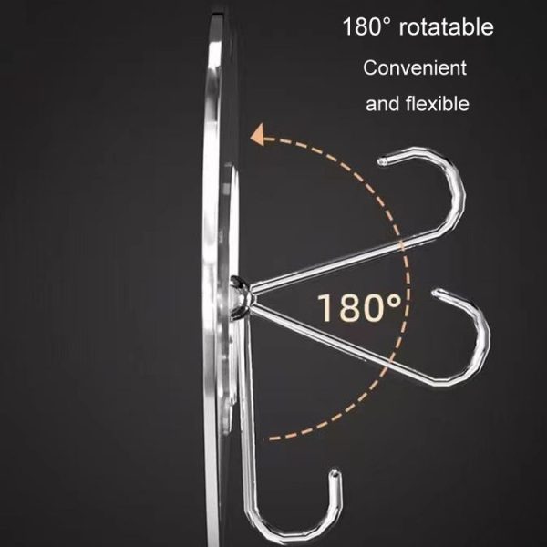 10pcs Transparent Self Adhesive Heart-shaped Hooks Door Wall Multi-Function Key Storage Hanger - Image 7