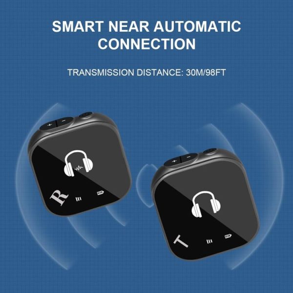 5.8G Wireless In Ear Monitor System Dual-Earphone Monitoring Transmitter Receiver, Spec: One To One - Image 2