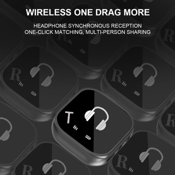 5.8G Wireless In Ear Monitor System Dual-Earphone Monitoring Transmitter Receiver, Spec: One To One - Image 4