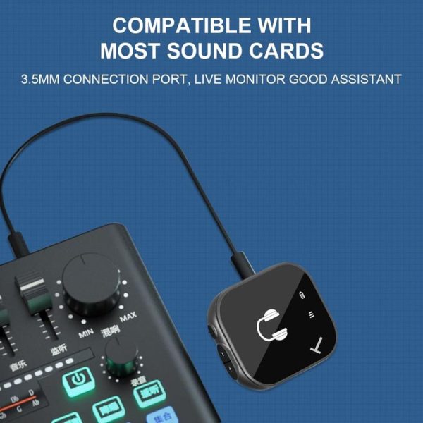 5.8G Wireless In Ear Monitor System Dual-Earphone Monitoring Transmitter Receiver, Spec: One To One - Image 5