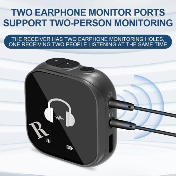 5.8G Wireless In Ear Monitor System Dual-Earphone Monitoring Transmitter Receiver, Spec: One To One - Image 6