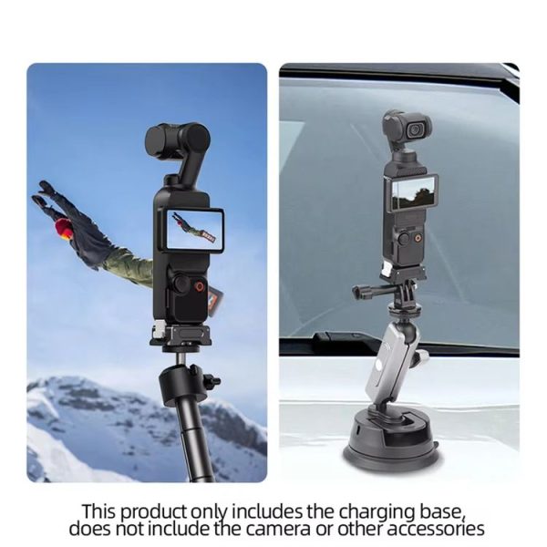 DJI OSMO Pocket 3 Camera Charging Base Quick Release Mount Adapter With 1 / 4 Inch Hole, Spec: Only Base - Image 10