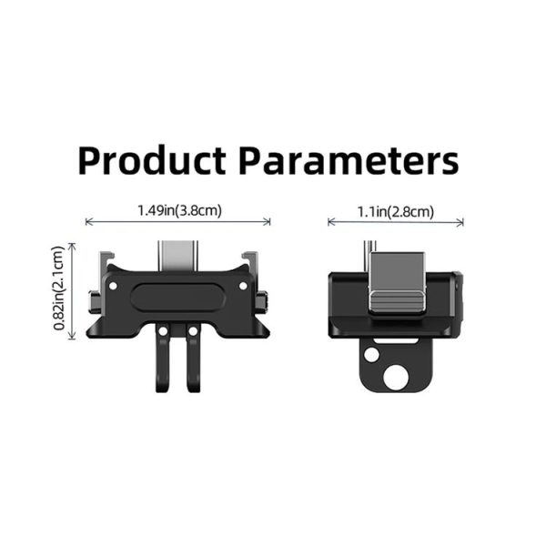 DJI OSMO Pocket 3 Camera Charging Base Quick Release Mount Adapter With 1 / 4 Inch Hole, Spec: Only Base - Image 11