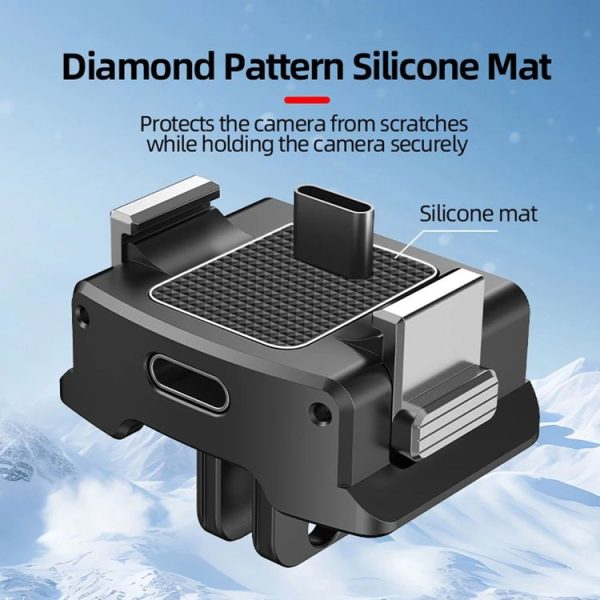 DJI OSMO Pocket 3 Camera Charging Base Quick Release Mount Adapter With 1 / 4 Inch Hole, Spec: Only Base - Image 7