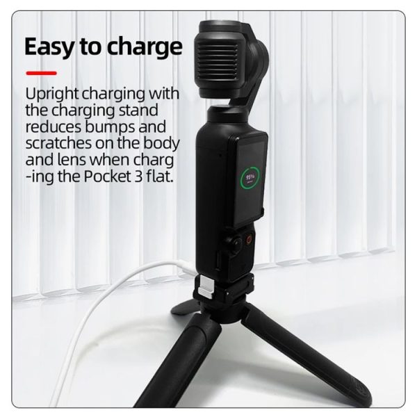 DJI OSMO Pocket 3 Camera Charging Base Quick Release Mount Adapter With 1 / 4 Inch Hole, Spec: Only Base - Image 8