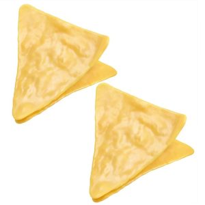 2pcs Potato Chip Sealing Clips Faux Shape Fun Handbook Decoration Food Bag Storage Clips (Triangle)