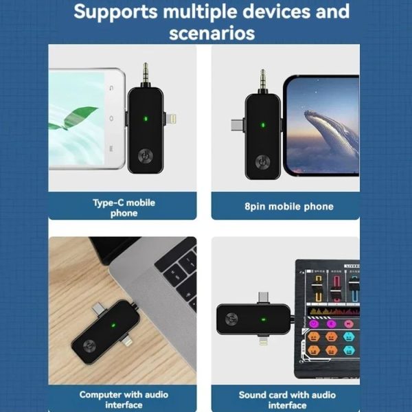 5.8G Wireless In-ear Monitor System Support Dual-Earphone Monitoring One To One - Image 9