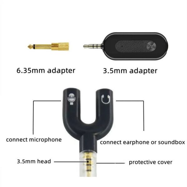 Elebest 3.5mm Wireless Lavalier Microphone Mini Clip-On Mic, Spec: One Drag One Set 1 - Image 11