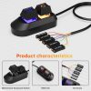 Desktop Computer External Switch Restart Button Computer Power Extension Cable, Color: Opaque - Image 5