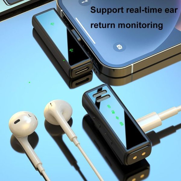 J88 Mini Intelligent Noise Reduction Wireless Collar Microphone, Spec: Type-C (Black) - Image 10