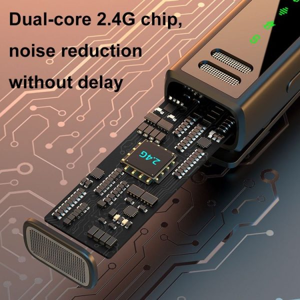 J88 Mini Intelligent Noise Reduction Wireless Collar Microphone, Spec: Type-C (Black) - Image 9