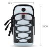 Outdoor Sports Reflective Cell Phone Arm Bag Fitness Portable Mobile Phone Pack (Black) - Image 2