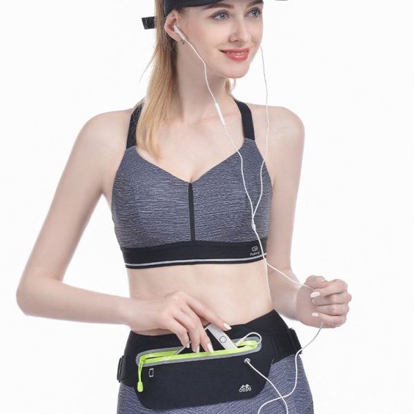 OUDU Outdoor Sports Slim Invisible Waterproof Cell Phone Waist Bag (Black) - Image 2